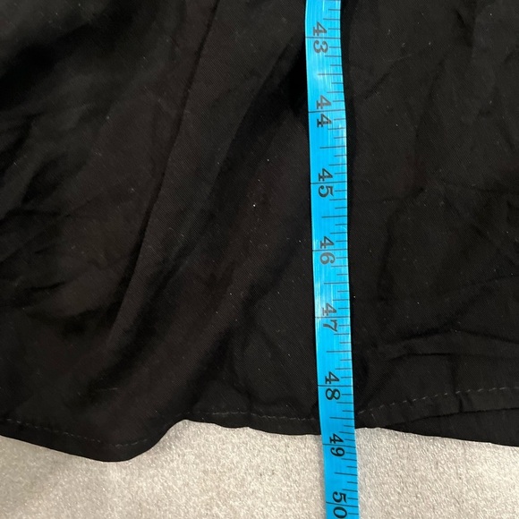 [XL] Kaktus Black Viscose Embossed Print Mini Tassels WMN Maxi Dress - Picture 15 of 15